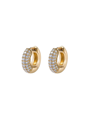 The Perfect Huggie Diamond Earrings