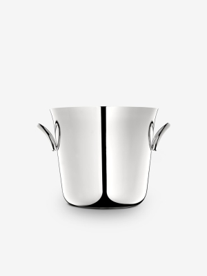 Vertigo Champagne Cooler In Silver Plate By Christofle