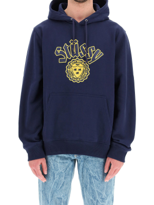 Stüssy City Seal Logo Embroidered Hoodie