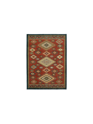 Southwest Woven Rug Navy/red - Threshold™