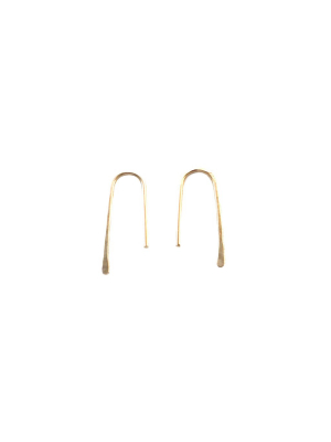 U-turn Earring - 14k Gold Filled