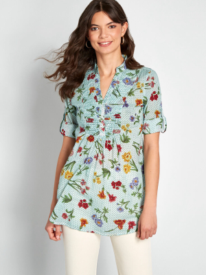 Back Road Ramble Cotton Tunic