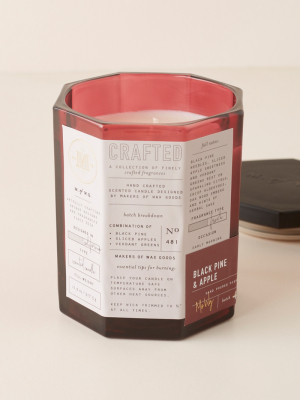Makers Of Wax Goods Autumnal Crafted Glass Candle