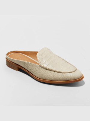 Women's Dekota Mules - Universal Thread™ Bone