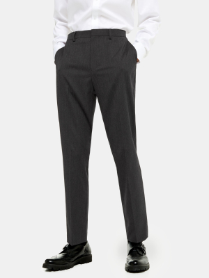 Charcoal Gray Slim Fit Suit Pants