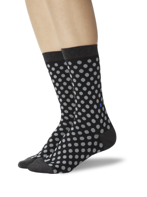 Women's Standout Dots Crew Socks