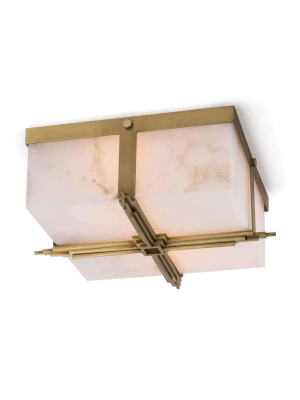 Gotham Flush Mount (natural Brass)