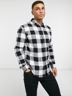 Topman Buffalo Check Shirt