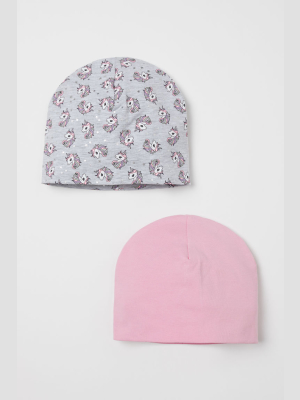 2-pack Cotton Hats