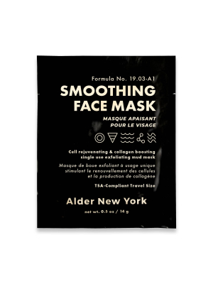Alder Single Use Smoothing Face Mask