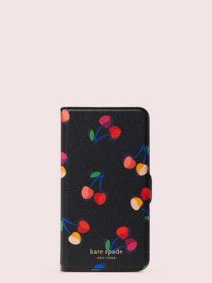 Spencer Cherries Iphone 11 Pro Max Magnetic Wrap Folio Case