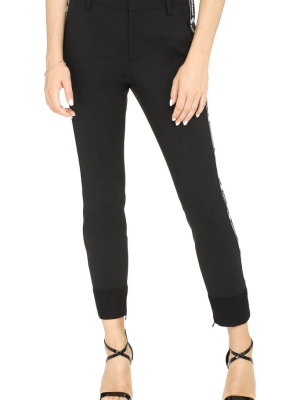 Dsquared2 Contrasting Side Logo Band Trousers