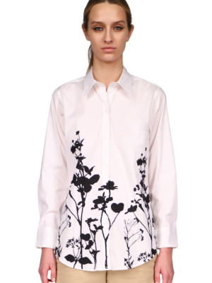 Silk Screened ‘fennel Garden' New Classic Shirt