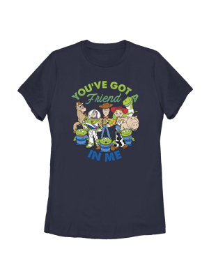 Women's Toy Story Friend In Me Scene T-shirt