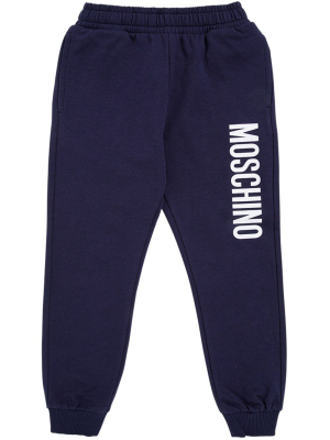 Moschino Kids Logo Printed Sweatpants