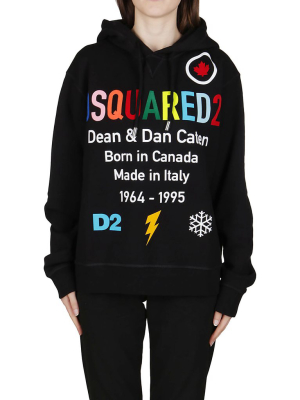 Dsquared2 Slogan Print Hoodie