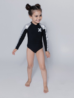 Nununu Long Sleeved Swimsuit - Black