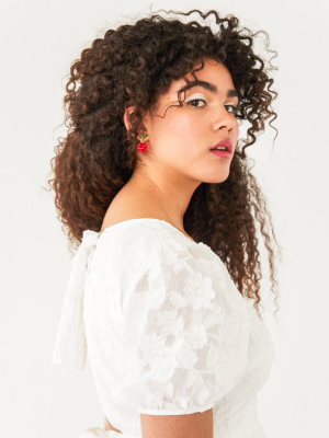 Midi Dress - White