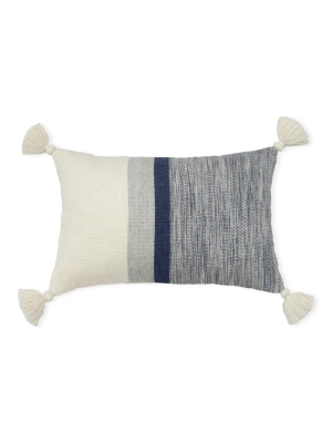 Pais Textil Blue Stripes Melange Alpaca Pillow Cover