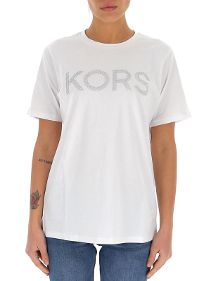 Michael Michael Kors Embellished Logo T-shirt