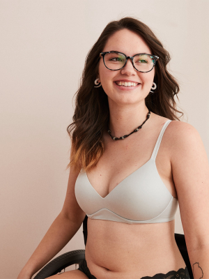 Aerie Real Sunnie Wireless Push Up Bra