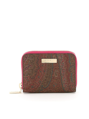 Etro Paisley Zip-around Wallet