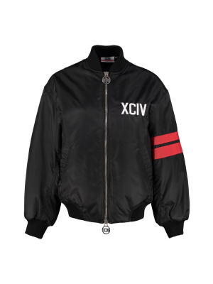 Gcds Logo Embroidered Bomber Jacket