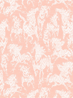 Stampede Wallpaper In Terracotta By Sixhands For Milton & King