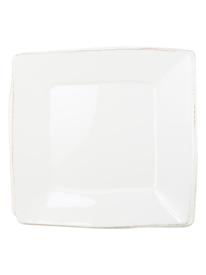 Vietri Melamine Lastra White Square Platter