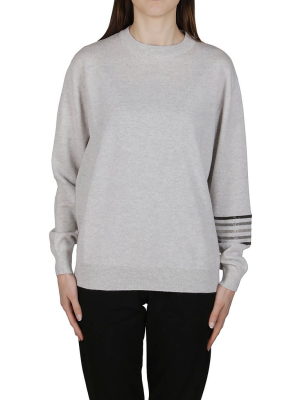 Brunello Cucinelli Stripe-detailed Crewneck Jumper