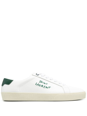 Saint Laurent Court Classic Sl/06 Embroidered Sneakers