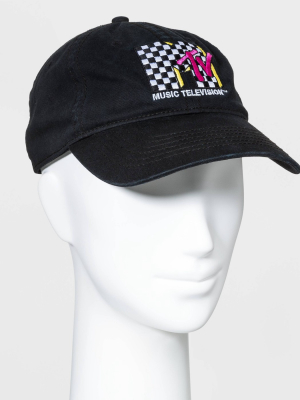 Mtv Women's Baseball Hat - Black One Size