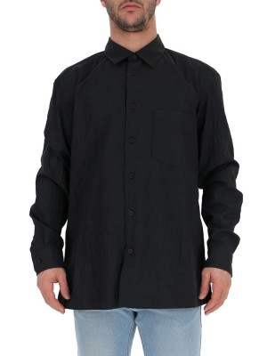 Issey Miyake Buttoned Crepe Shirt