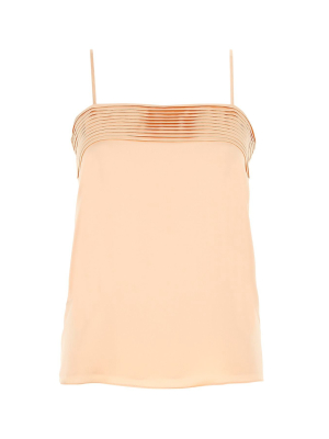 Max Mara Orafo Pleated Detail Camisole Top