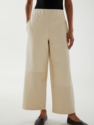 Relaxed Cotton Twill Pants