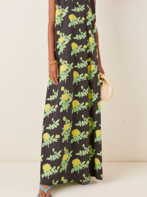 Harley Floral-print Cotton Maxi Dress