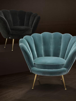 Eichholtz Trapezium Occasional Chair - Aqua