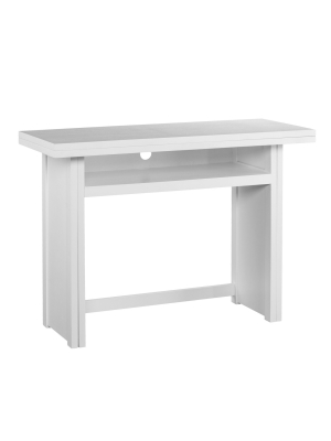 Klint Convertible Console To Dining Table White - Aiden Lane