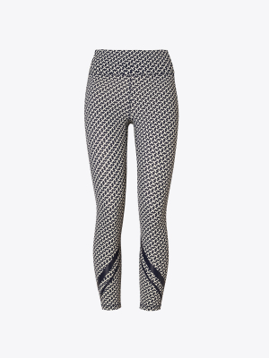 High-rise Printed Weightless Chevron 7/8 Leggings