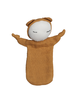 Comforter . Organic Cotton Cuddle Doll - Ochre