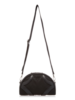 Half Moon Nylon Crossbody Bag