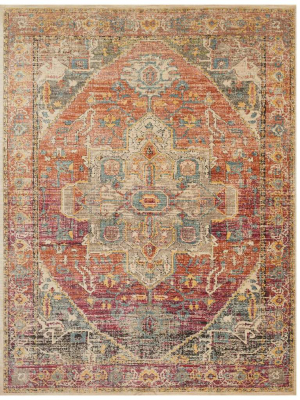 Loloi Rug Javari Jv-08 Berry/sunrise