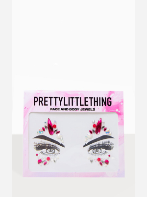 Prettylittlething Pink Pegasus Face Jewel