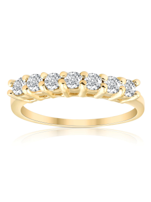 Pompeii3 5/8ct 14k Yellow Gold Diamond Anniversary Wedding Ring