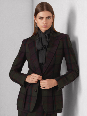 Preston Plaid Cashmere-wool Jacket