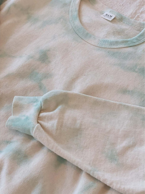 Organic Sweatshirt In Aloe