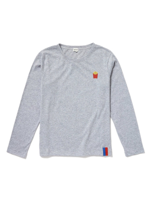 The Modern Long - Heather Grey - Monogram