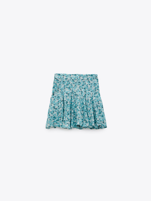 Printed Skort