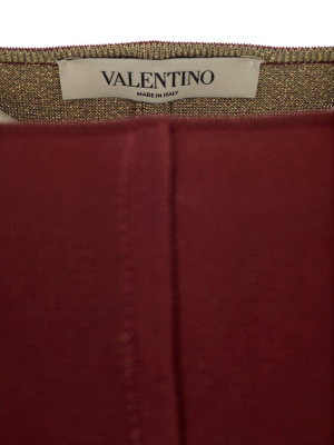 Valentino Asymmetric Draped Sweater