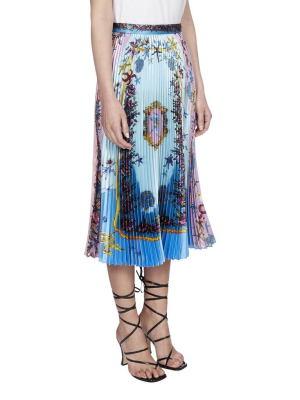 Versace Printed A-line Skirt